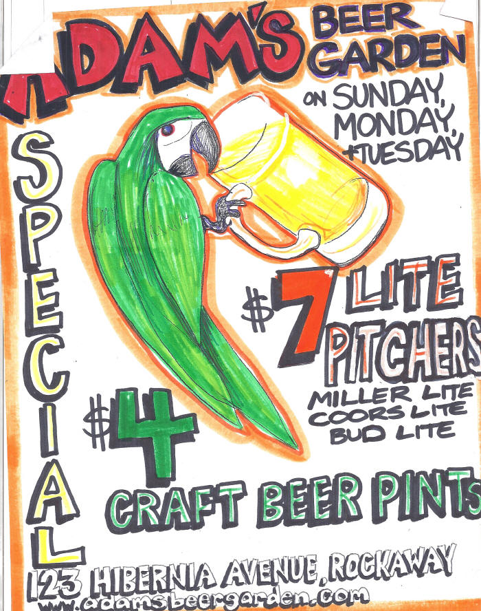 Adams Beer Garden Cigars, pub, bands, beer, foosball, pool, darts